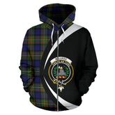 McLaren Modern Tartan Crest Zipper Hoodie - Circle Style